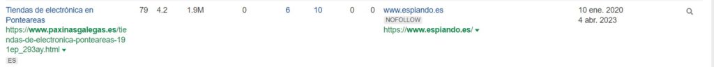 identificar enlaces nofollow mediante Ahrefs